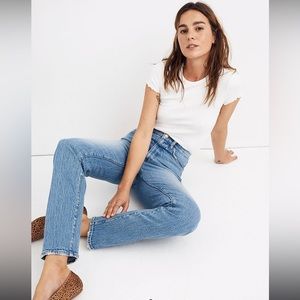 Madewell Full Length Classic Straight jeans